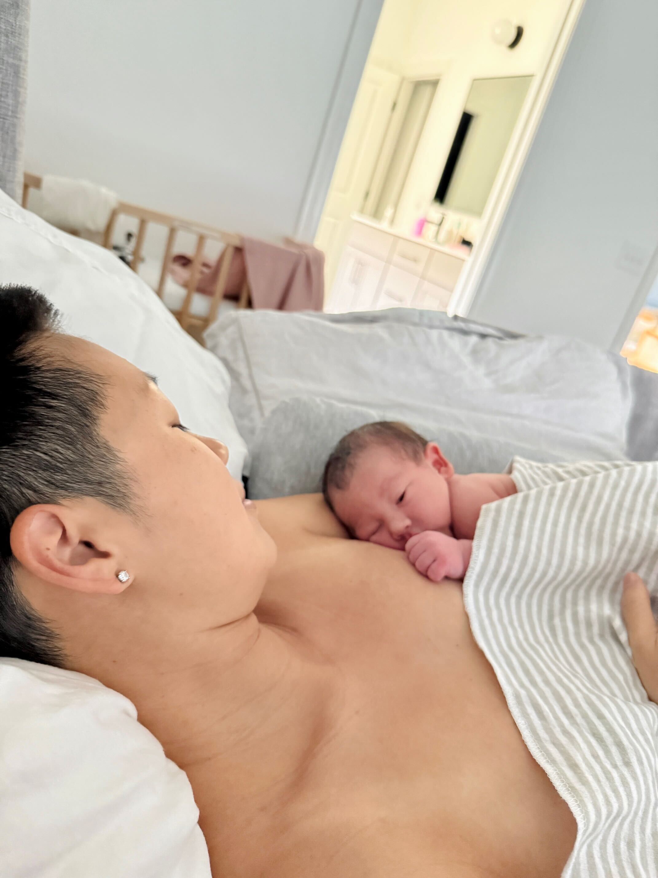mom with baby
