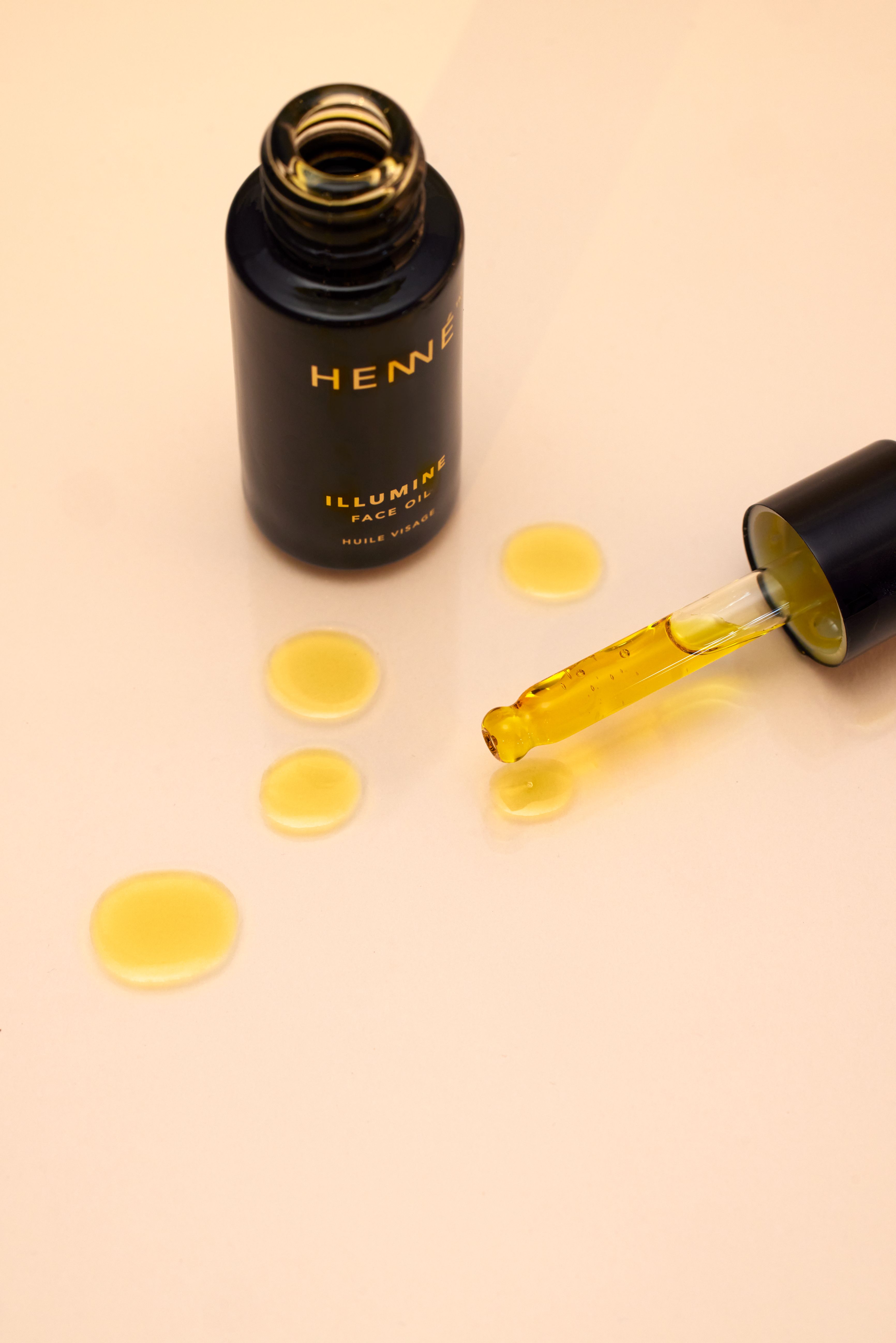 face oil with drops